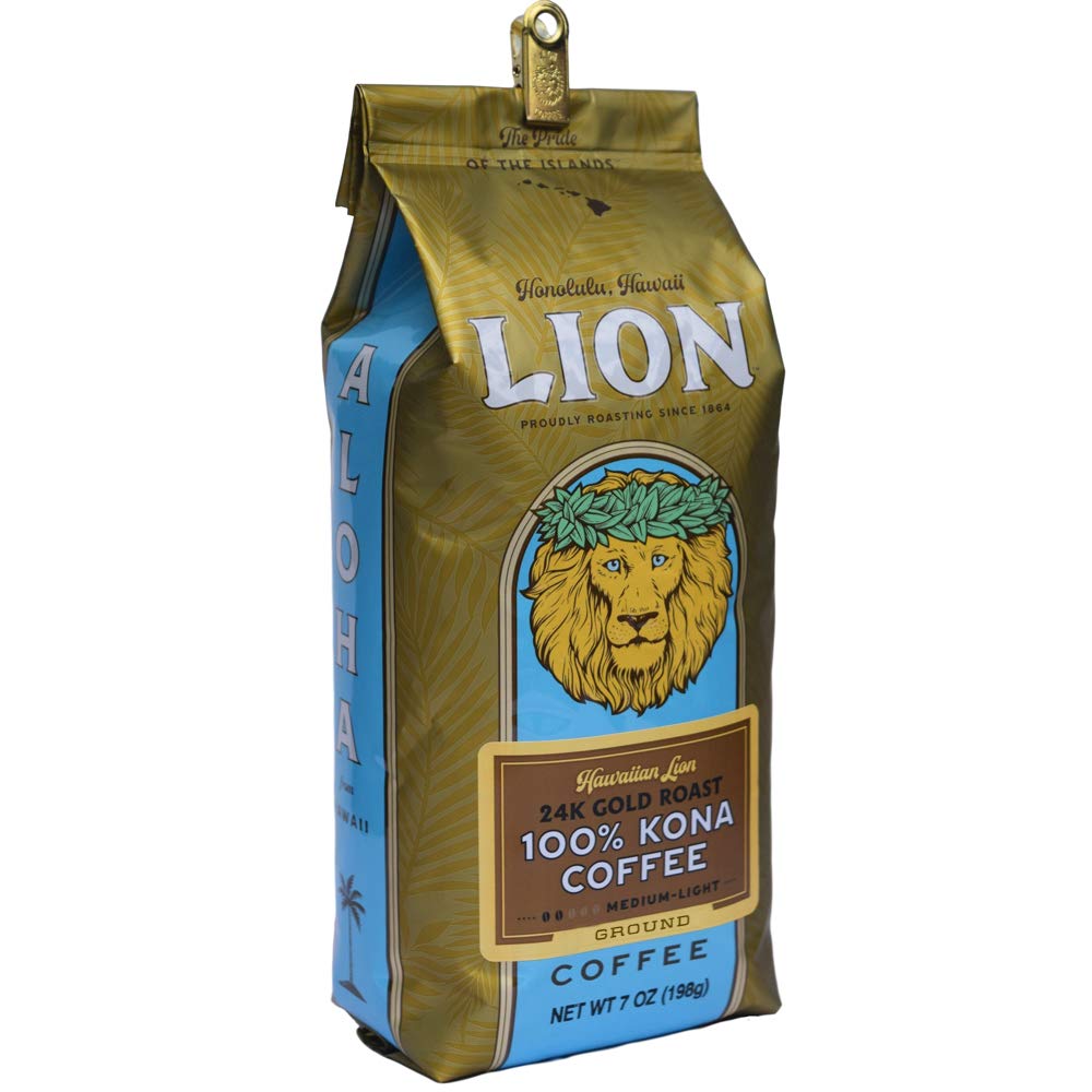 100% Pure Kona Lion Coffee